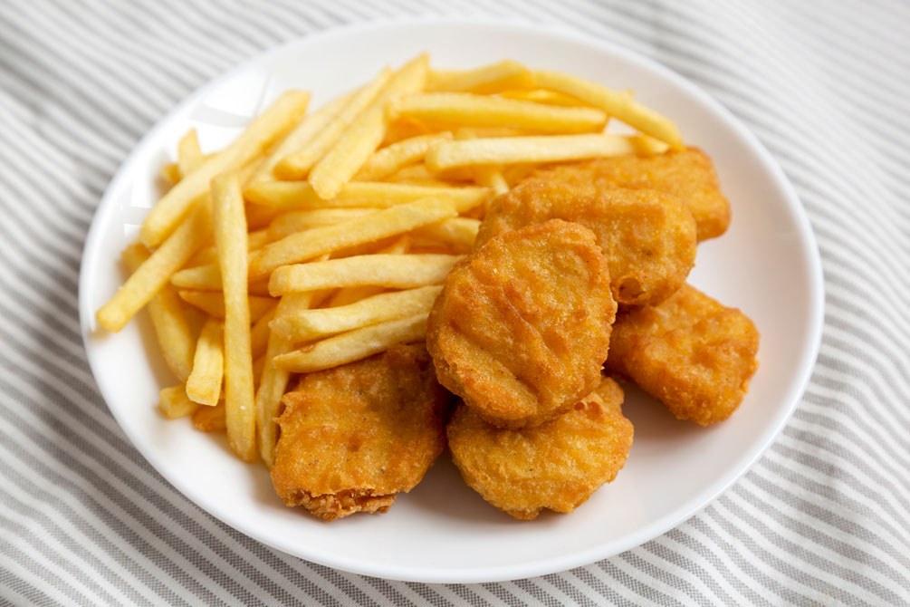 Pommes chicken nuggets